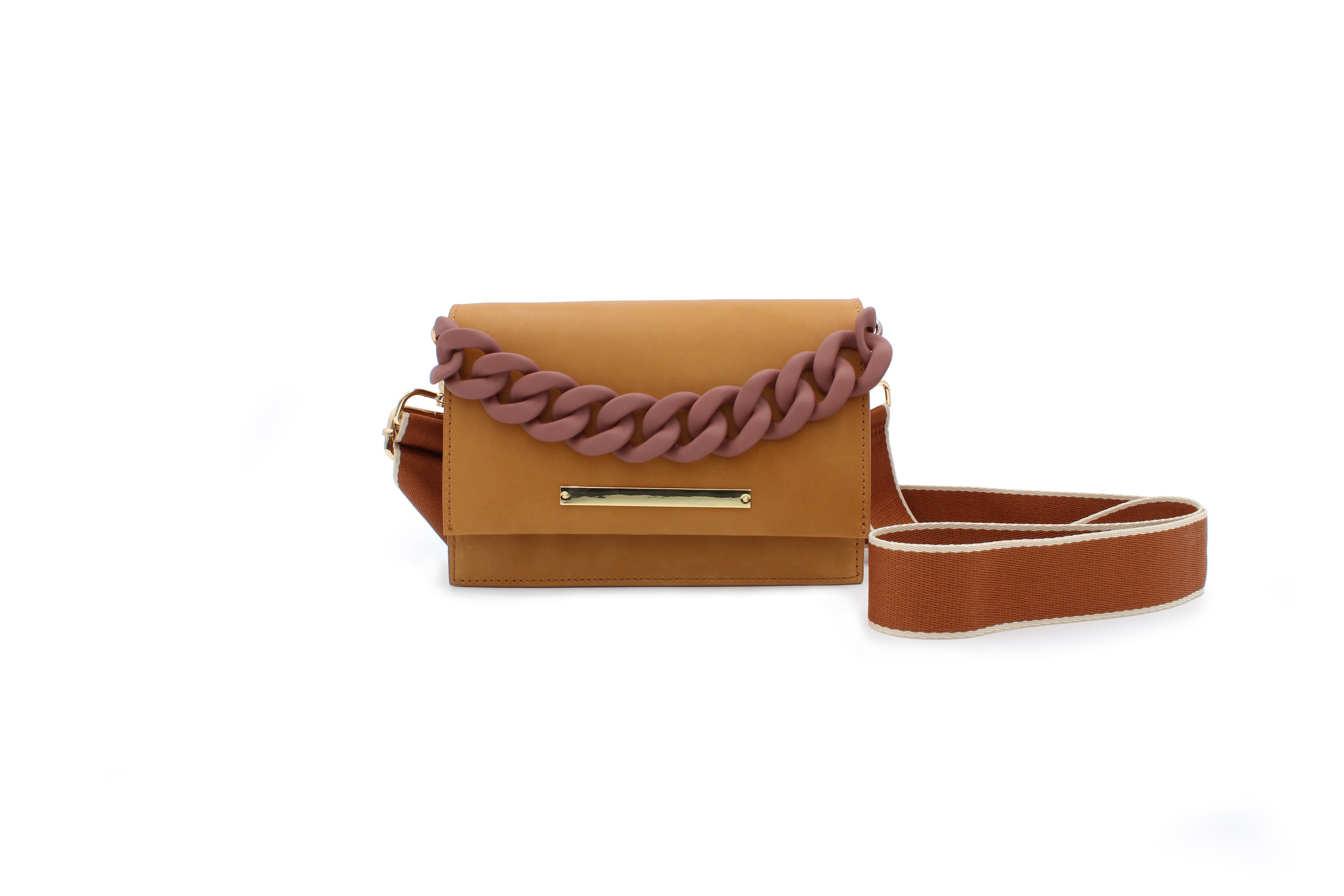 Juliette Cognac crossbody handbag by Onna Ehrlich